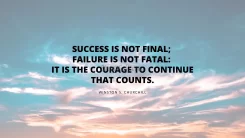 SUCCESS motivational quote