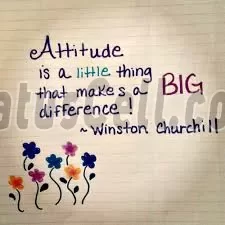 Winston Churchill-attitude quote