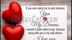 BEST DREAM LOVE QUOTE FOR WHATSAAP